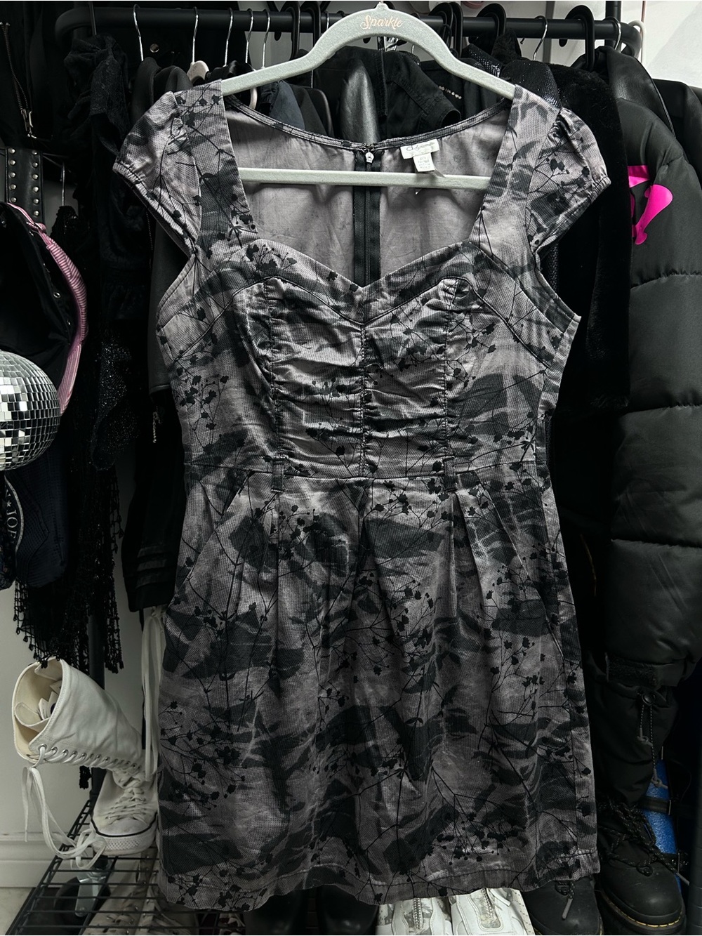 y2k dynamite short baby sleeved dress